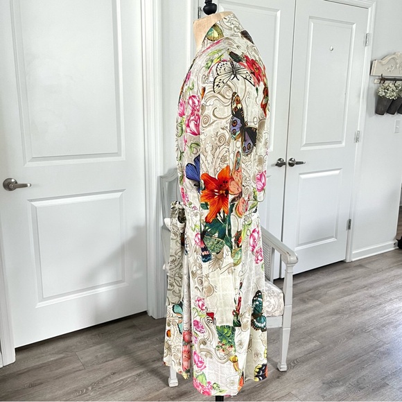 Johnny Was Evelyn Sleepwear Belted Robe Home Lounge - Picture 10 of 12